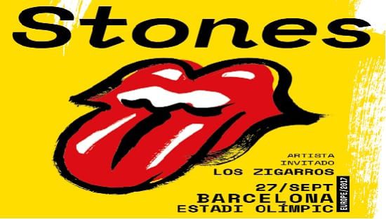 Los Zigarros, artista invitado de The Rolling Stones en Barcelona