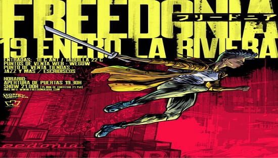 Freedonia y su nuevo disco “Shenobi” en la sala la Riviera de Madrid en 2018