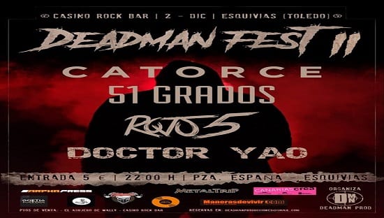 Celebración del II Festival Deadman Fest en Esquivias (Toledo)