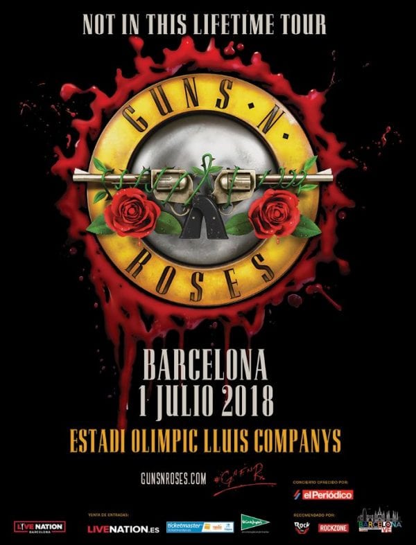 Exitosa preventa de Guns N’ Roses en Barcelona