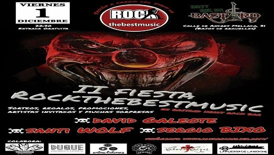 II Fiesta Rock The Best Music en el Bastard Heavy Rock Bar