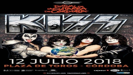 KISS actuarán en el Festival de la Guitarra de Córdoba el 12 de julio