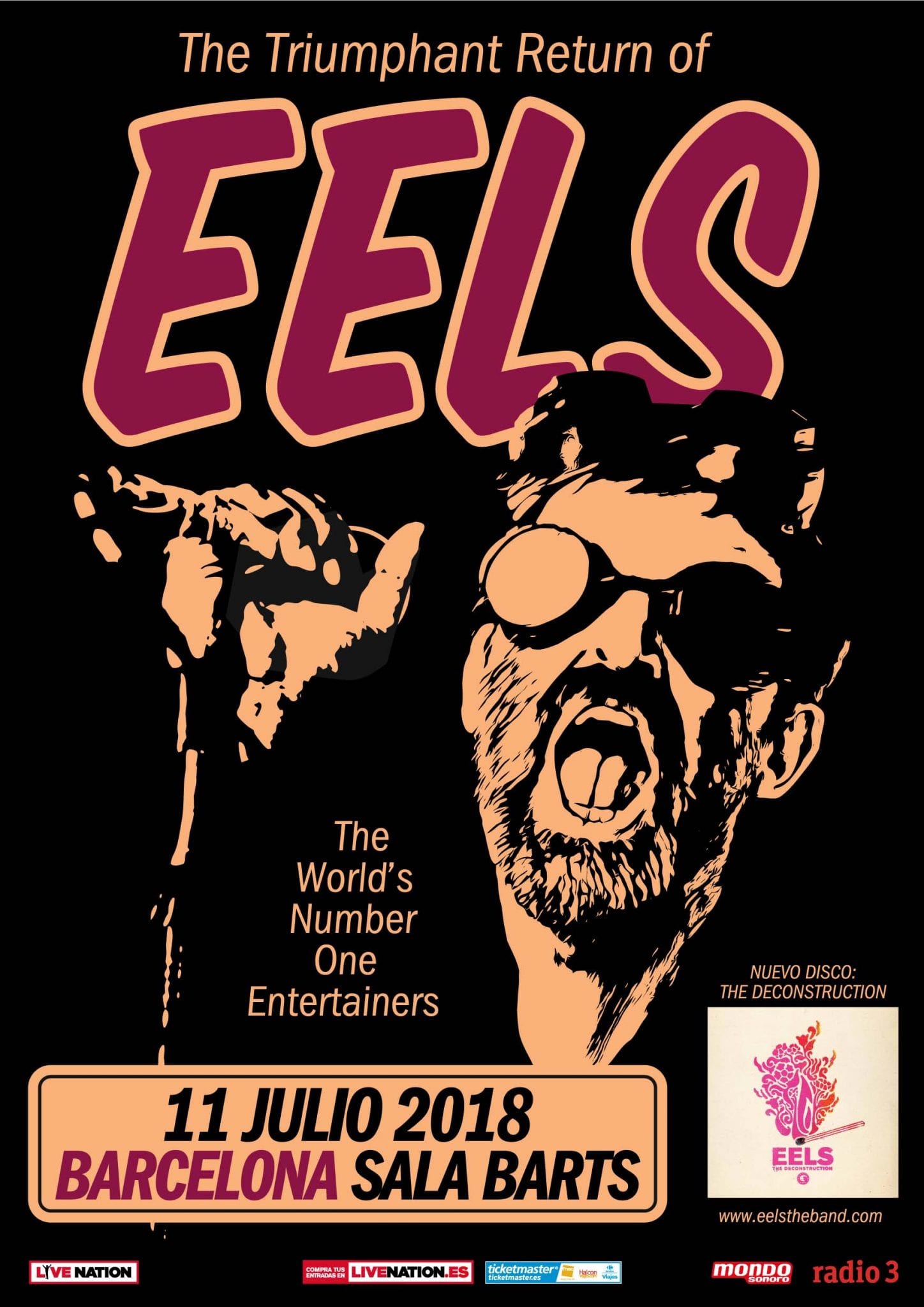 EELS anuncia concierto en Barcelona en julio