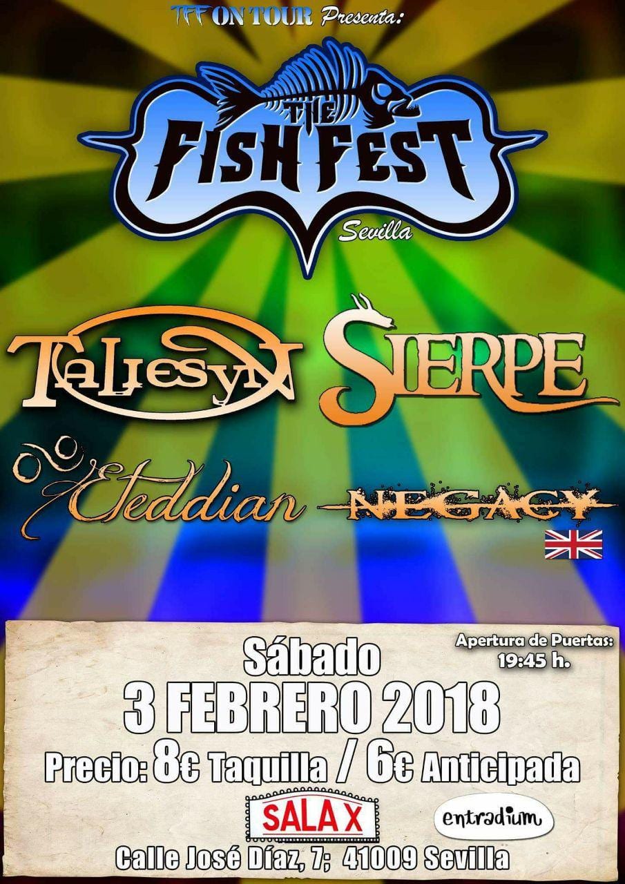 El festival The Fish Fest de Sevilla presenta a Taliesyn, Sierpe