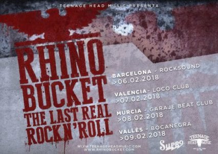 Inicio de la gira española de RHINO BUCKET
