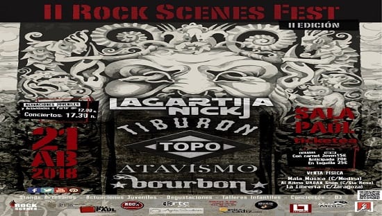 LAGARTIJA NICK encabeza el cartel del Rock Scenes Fest 2018