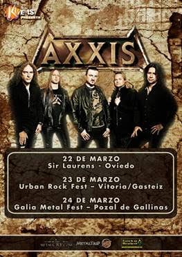 Axxis de gira por España en marzo