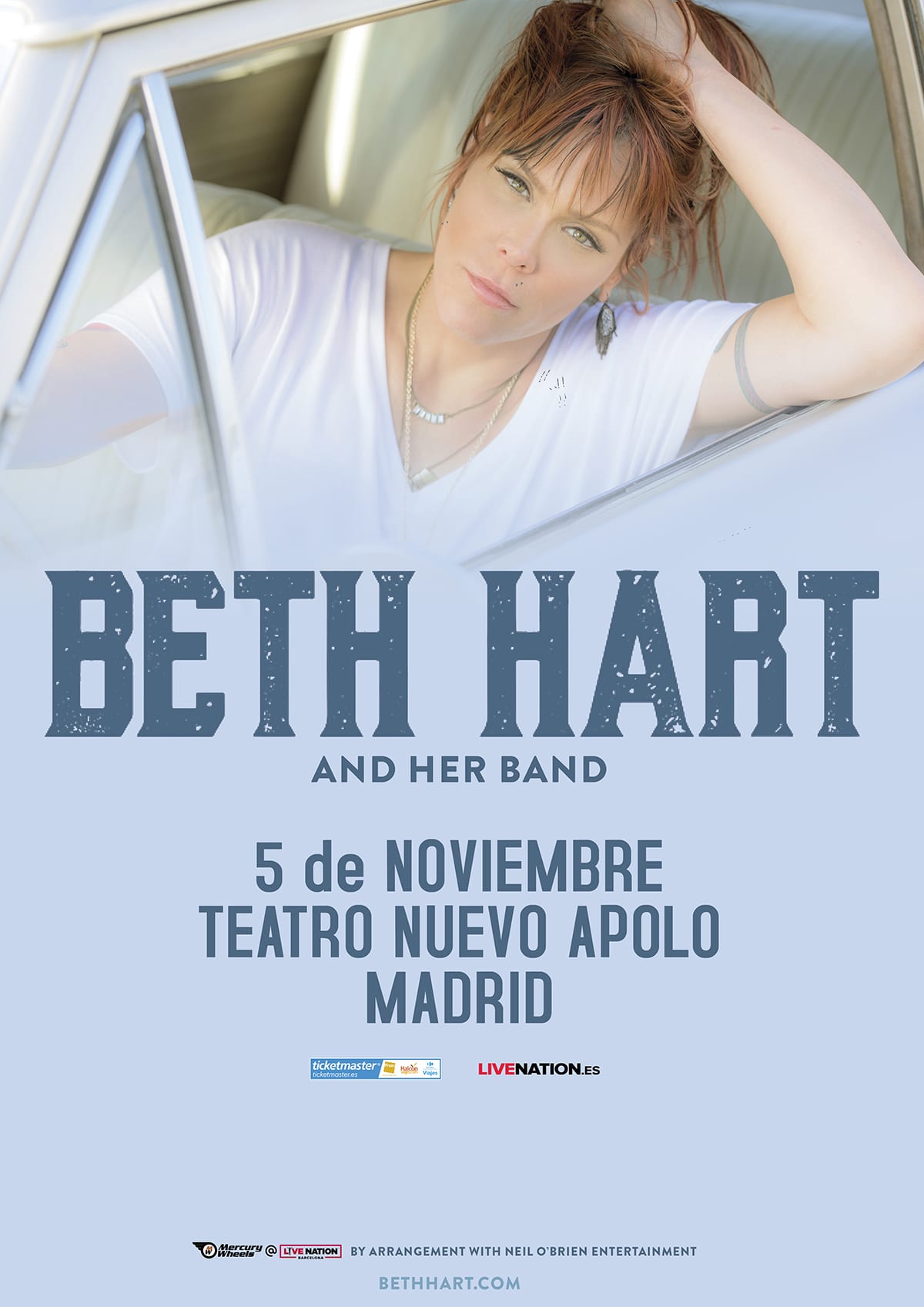 Beth Hart de gira por España en noviembre