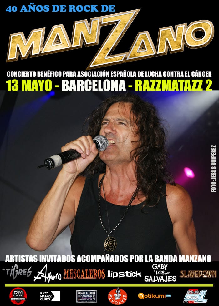 Concierto benéfico homenaje a Manzano en Barcelona