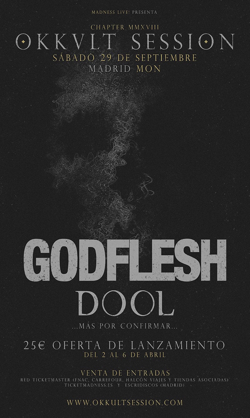 Godflesh + Dool primeras confirmaciones del Okkult Session