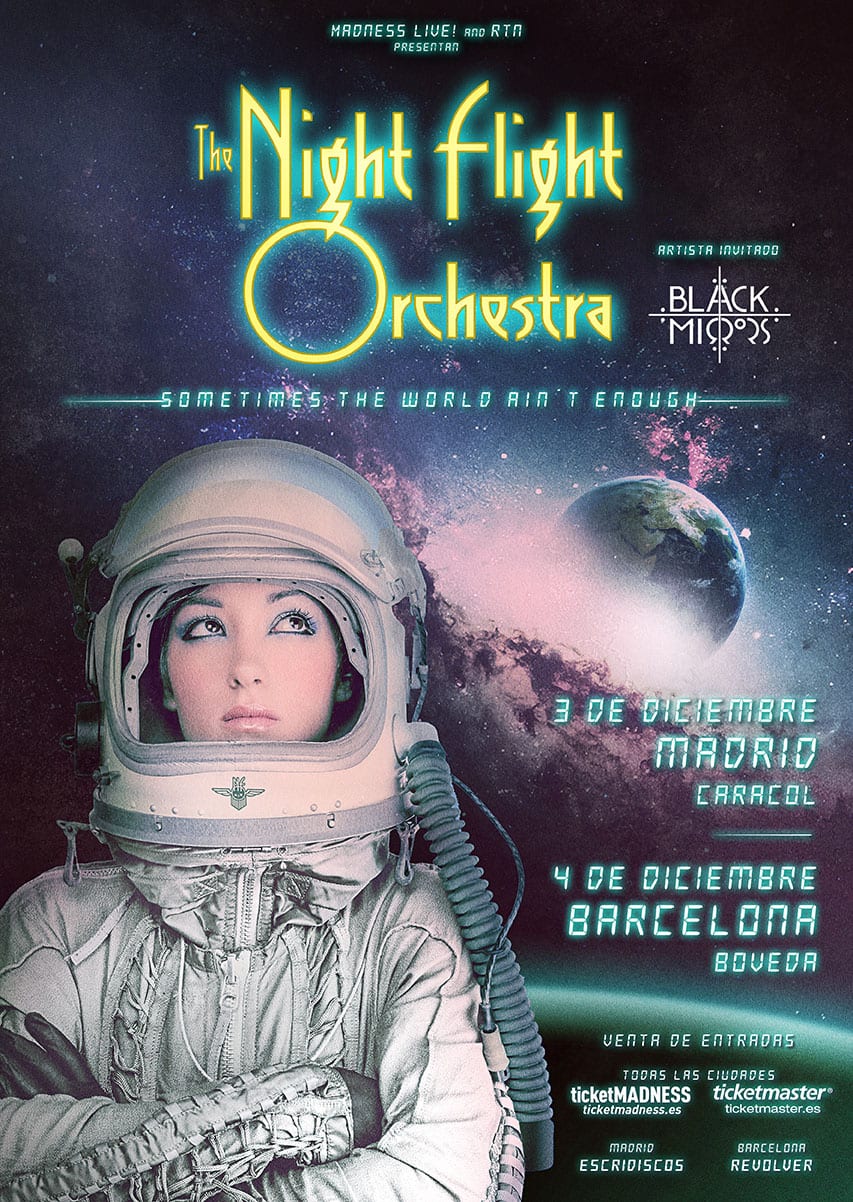 THE NIGHT FLIGHT ORCHESTRA  de gira por España en diciembre