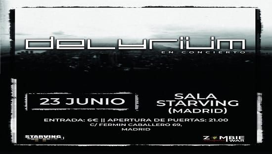 Delyriüm próximo concierto en Madrid