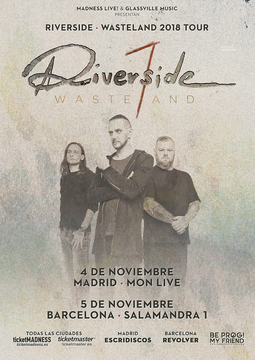 RIVERSIDE de gira por España en noviembre