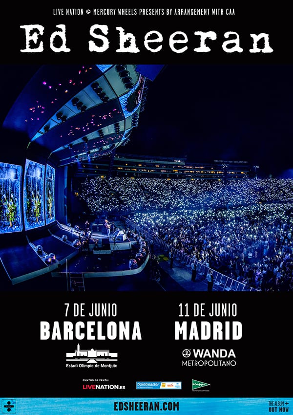 ED SHEERAN de gira por España en junio