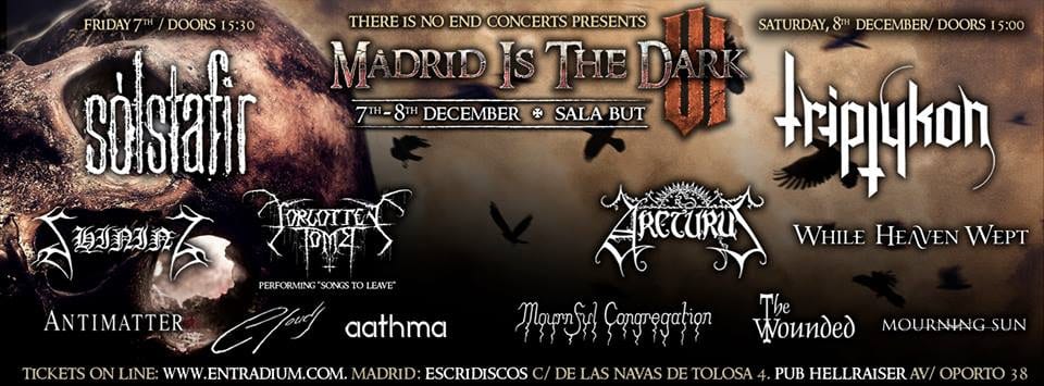 El festival madrileño de Metal extremo, Madrid is the Dark, celebra su 6ª edición