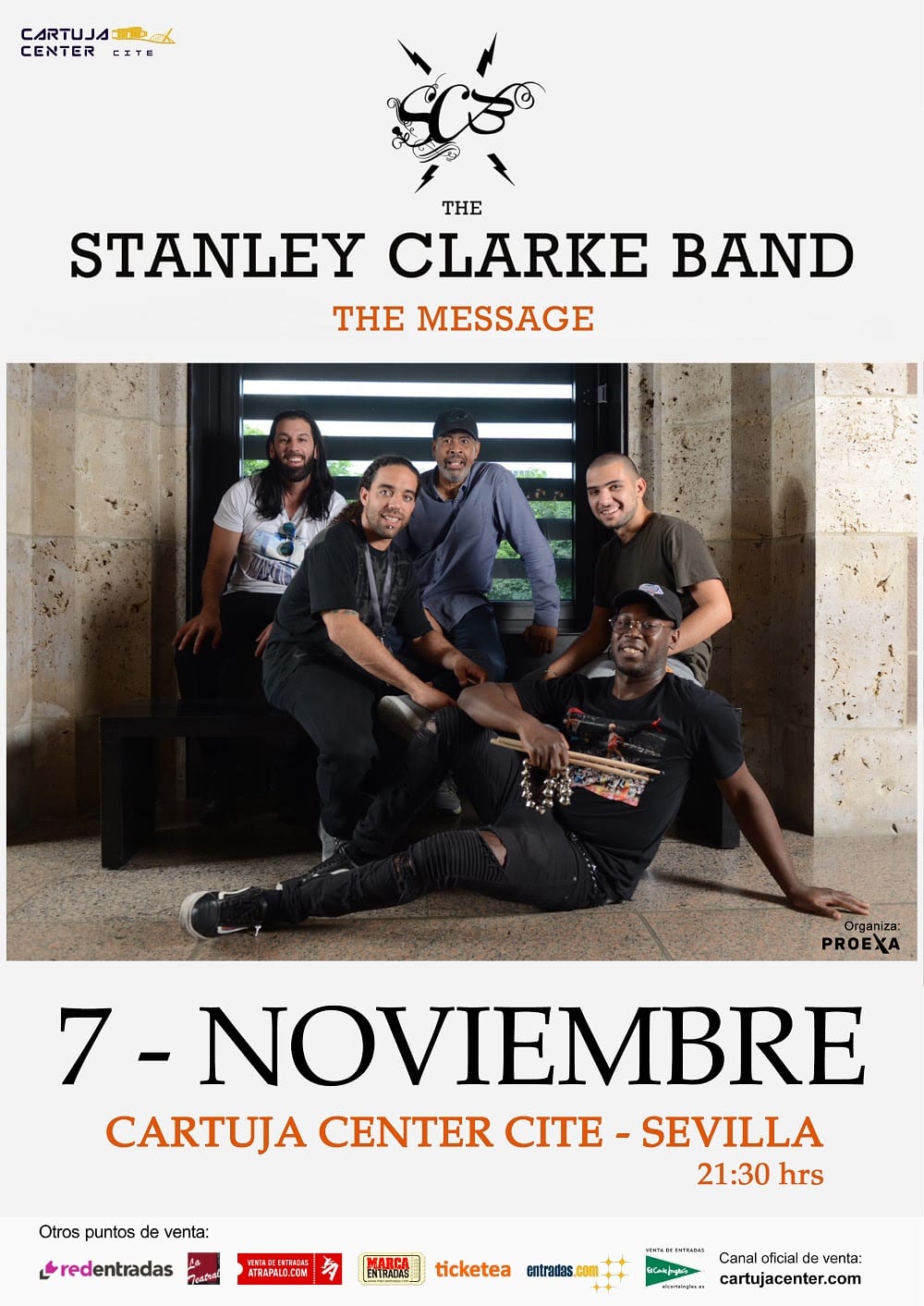 STANLEY CLARKE BAND en Sevilla el próximo 7 de noviembre