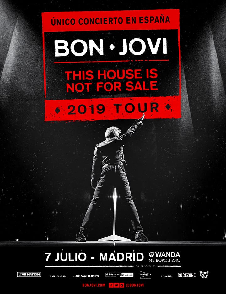 BON JOVI anuncia una única fecha en España en 2019