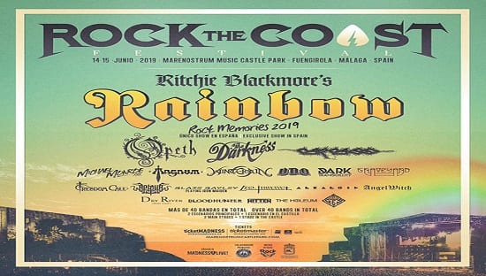 Rock The Coast Festival nuevas confirmaciones: The Darkness, Carcass, Michael Monroe, Wintersun…