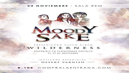 Concierto de Moody Sake en la Sala Rem (Murcia) el 23 de noviembre