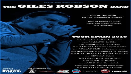 giles robson tour dates