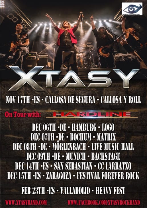 XTASY: Nueva Gira SECOND CHANCE TOUR por Alemania y España