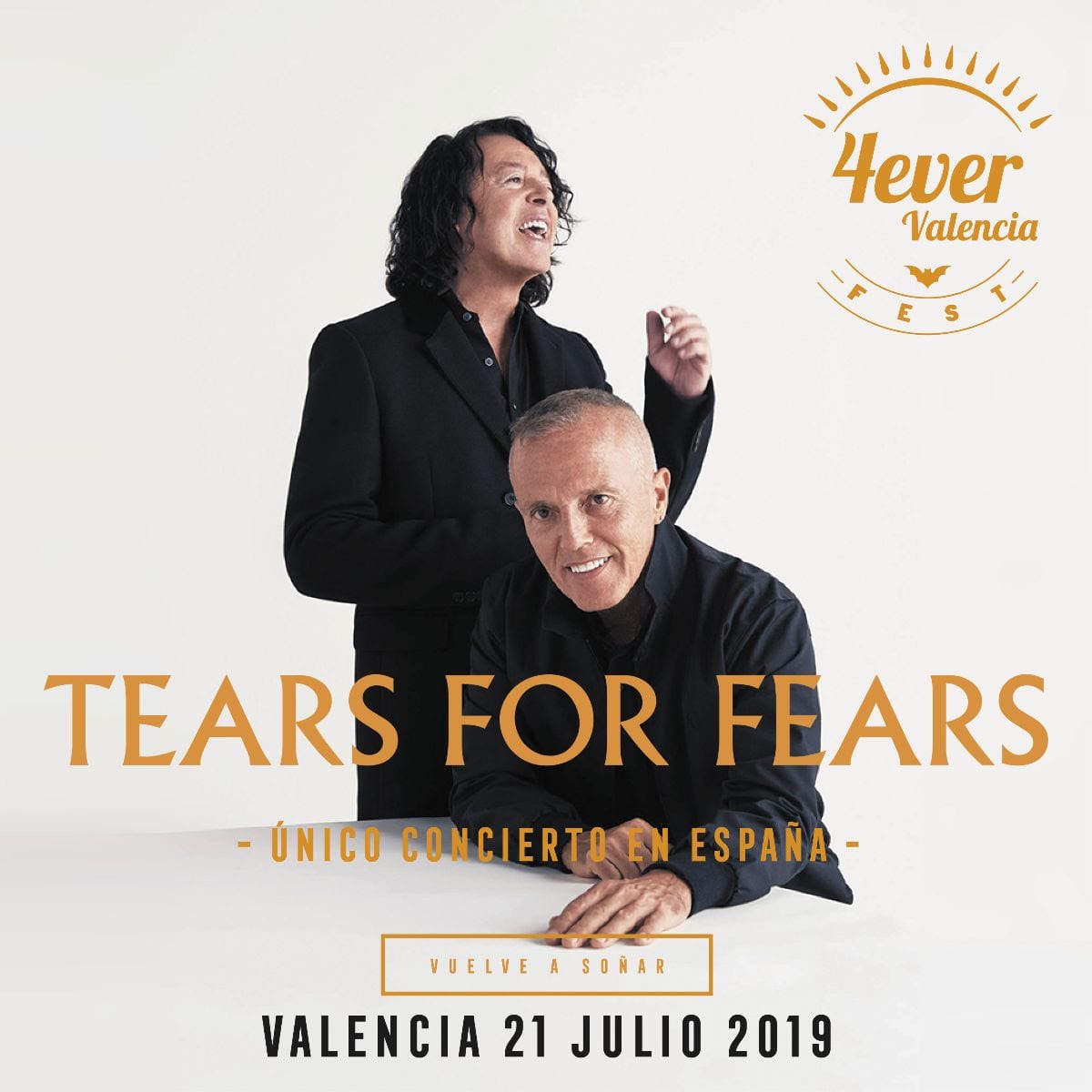 TEARS FOR FEARS, cabeza de cartel para el 4EVER VALENCIA FEST 2019