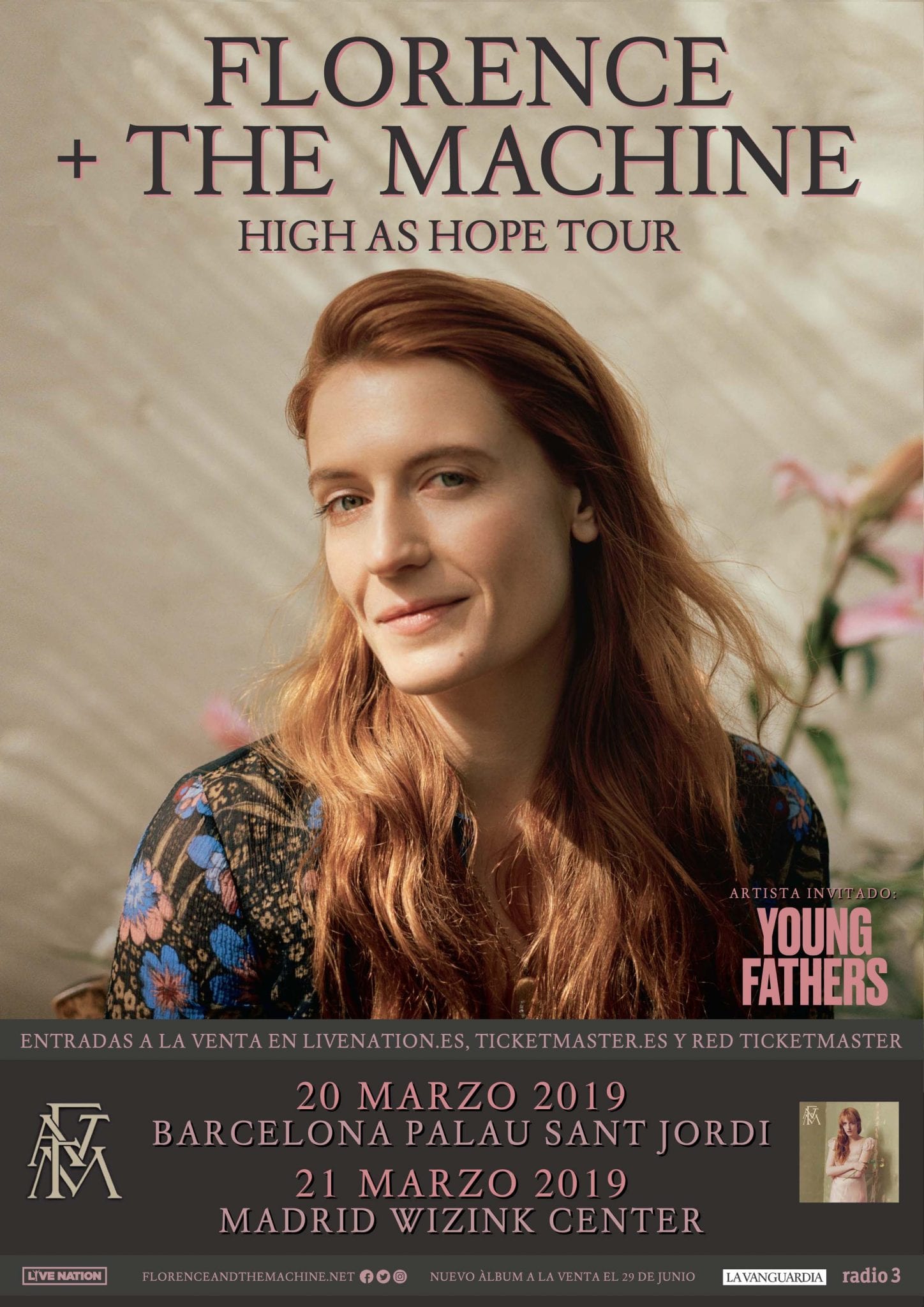 FLORENCE + THE MACHINE de gira por España en marzo