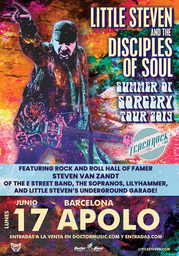 LITTLE STEVEN & THE DISCIPLES OF SOUL en Barcelona en junio