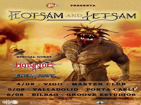 Flotsam and Jetsam en España