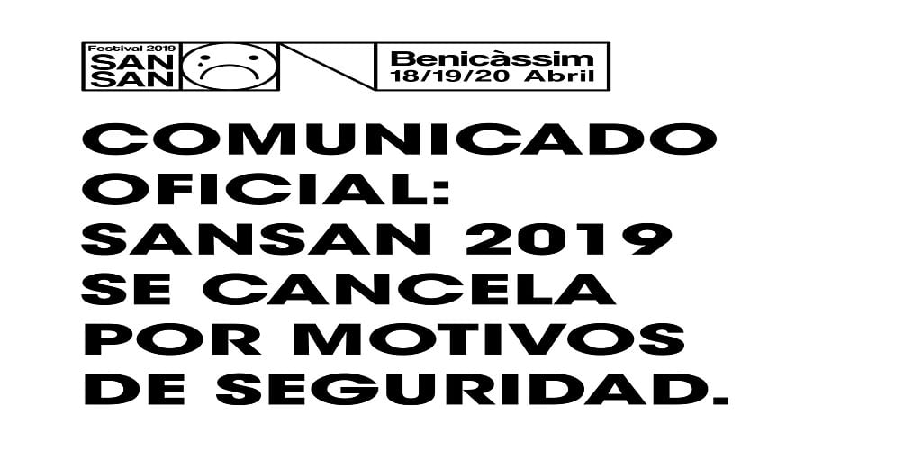 El SanSan Festival 2019 se cancela por motivos de seguridad