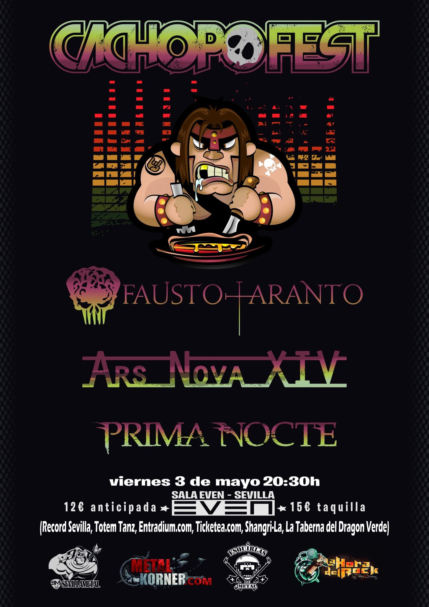 Nace CACHOPO FEST en Sevilla, con ARS NOVA XIV, PRIMA NOCTE y FAUSTO TARANTO