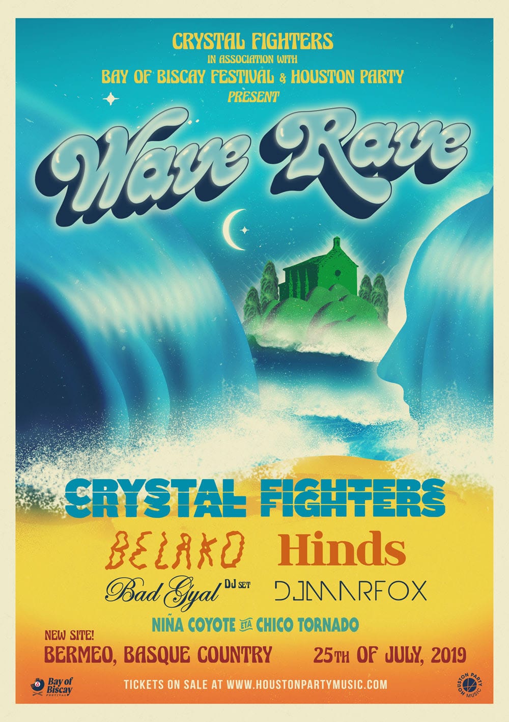 La Wave Rave de Crystal Fighters del 25 de julio se traslada a Bermeo