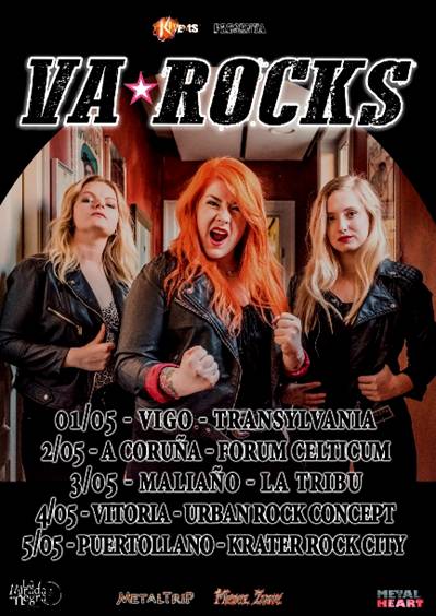 VA Rocks en mayo de gira por España