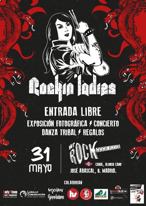 ROCKIN’ LADIES se presentan en Madrid el 31 de mayo