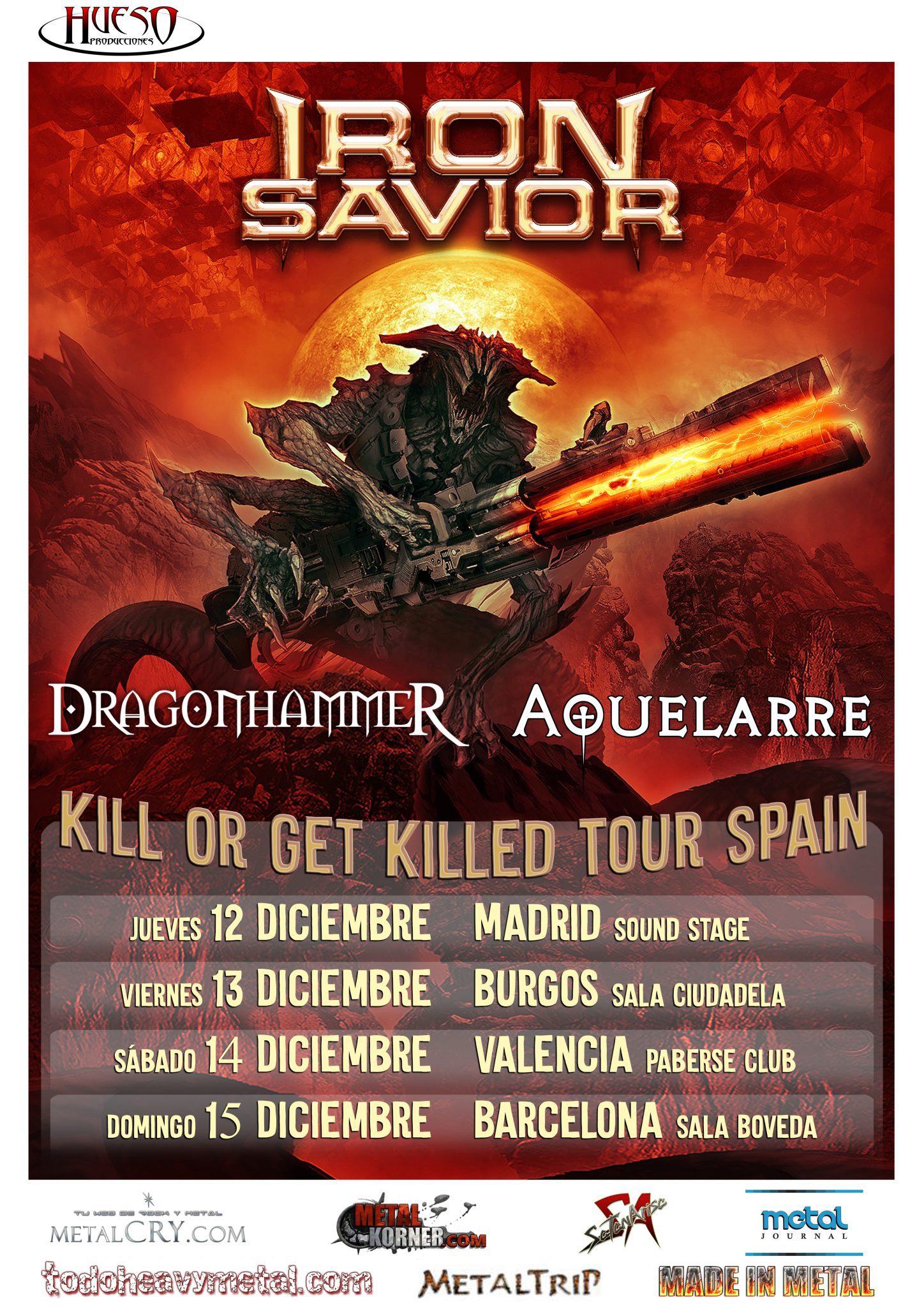 Ya sabemos qué dos bandas acompañarán a Iron Savior por España