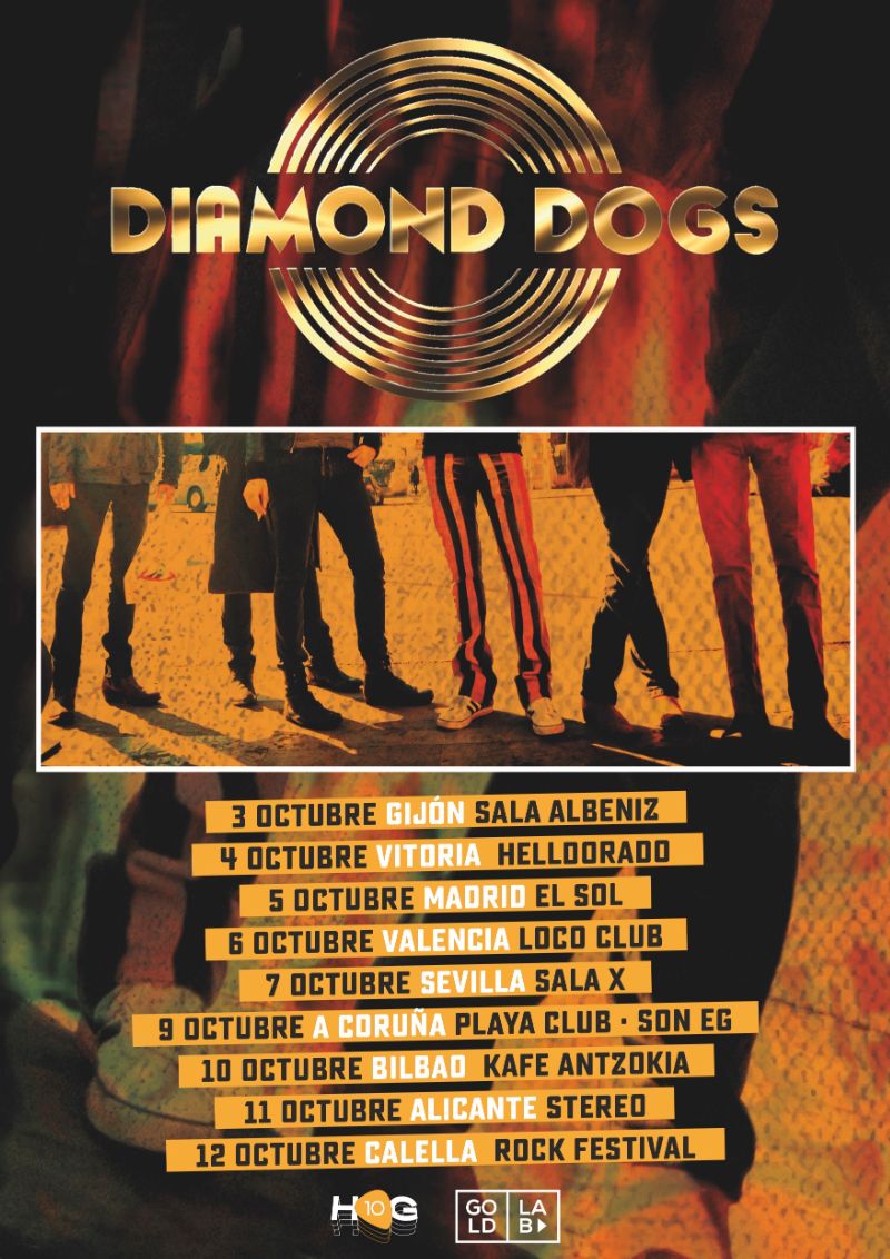 Diamond Dogs de gira por España en octubre