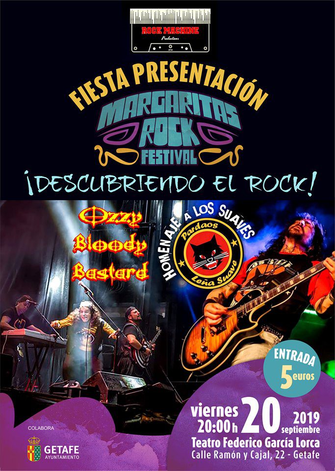 Descubriendo el rock. Fiesta presentación Margaritas Rock Festival 2019