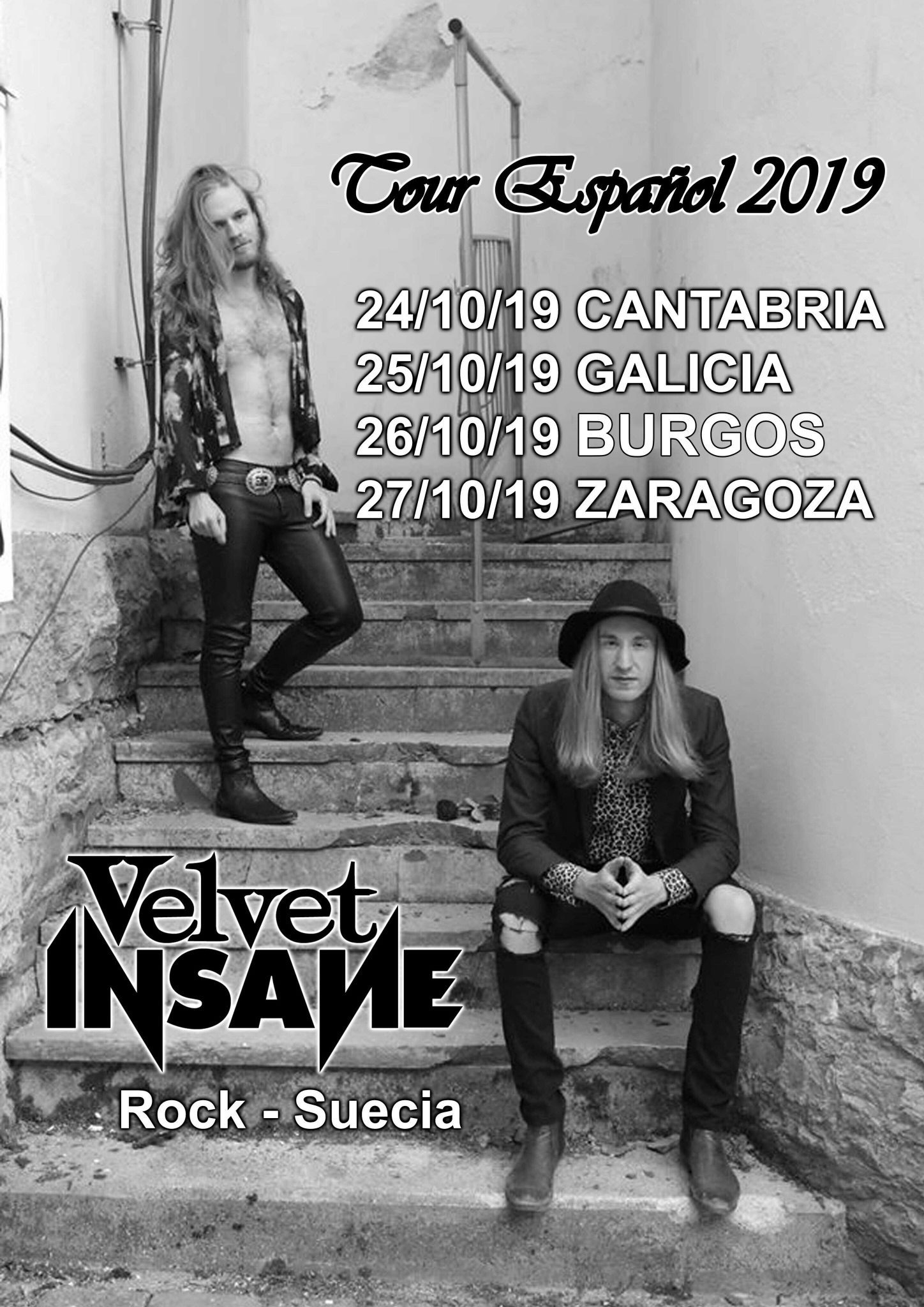 Tour español de Velvet Insane