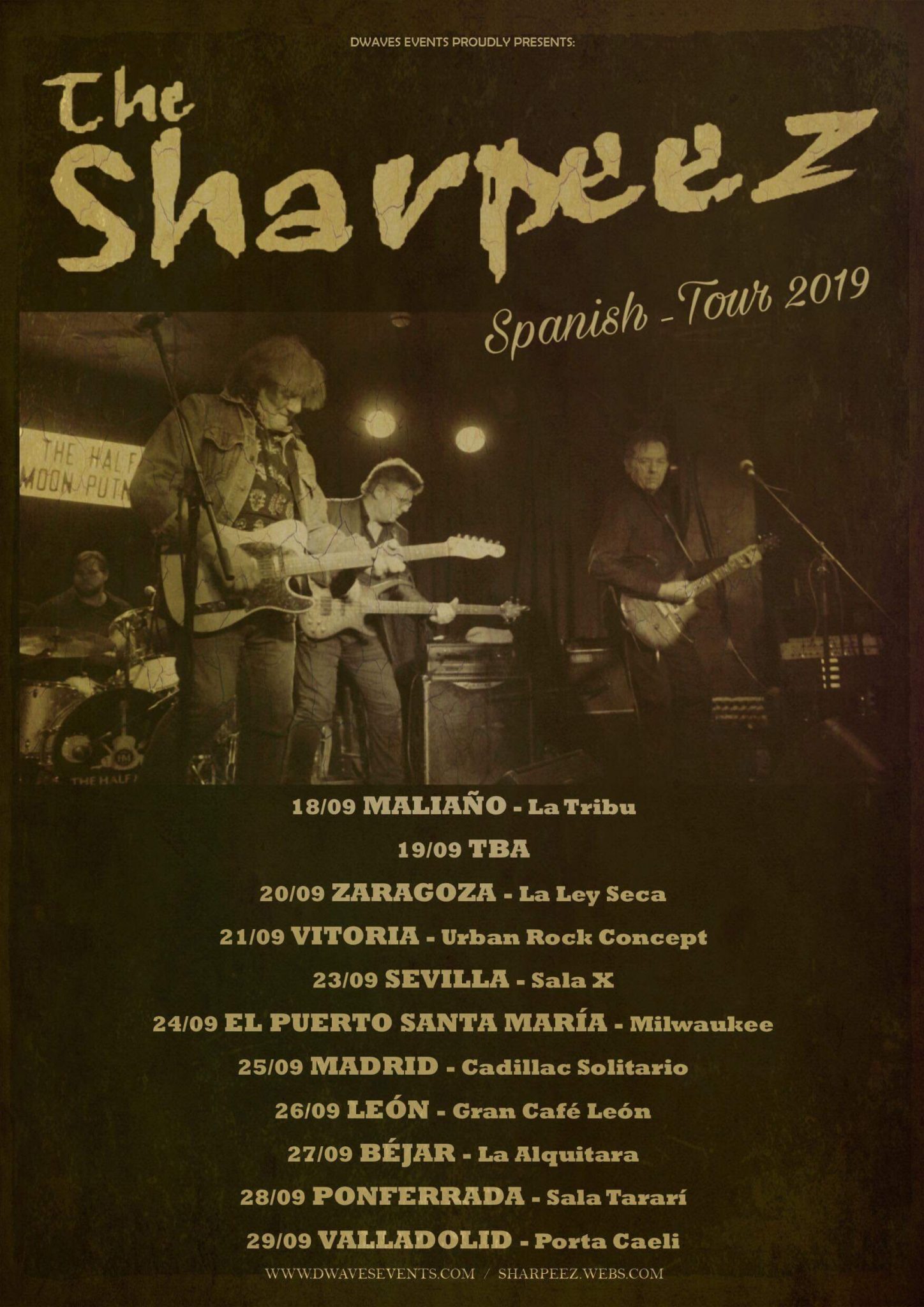 Fechas del Spanish Tour 2019 de THE SHARPEEZ
