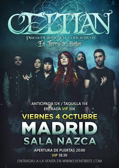 Celtian en Madrid presentando su nuevo disco