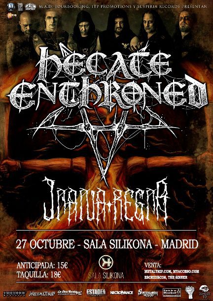 Empieza la gira española de Hecate Enthroned