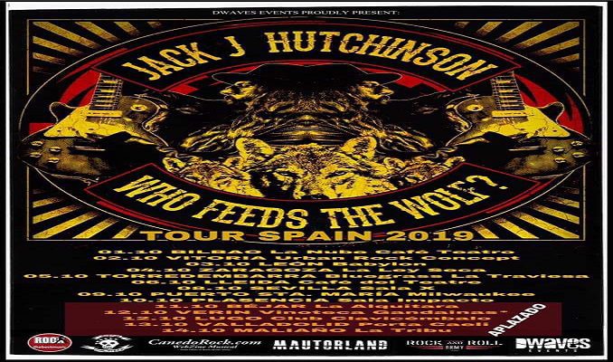 Las fechas pendientes de la gira de Jack J Hutchinson se posponen temporalmente