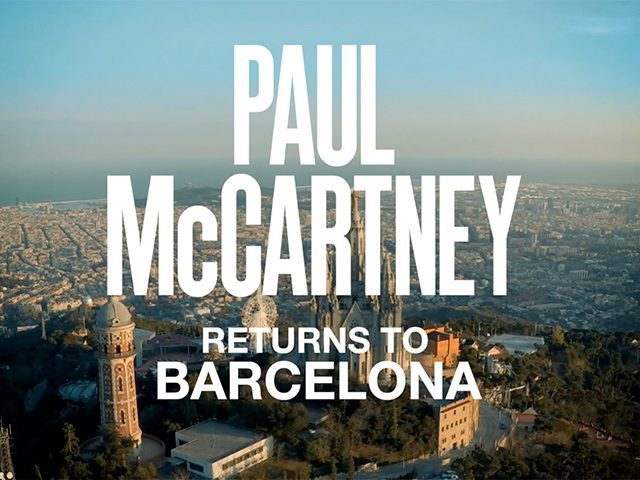 Paul McCartney en Barcelona en junio