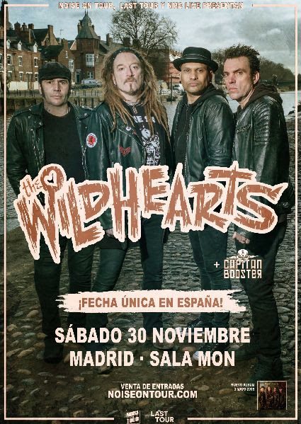 Este sábado fecha exclusiva de THE WILDHEARTS en Madrid con disco nuevo