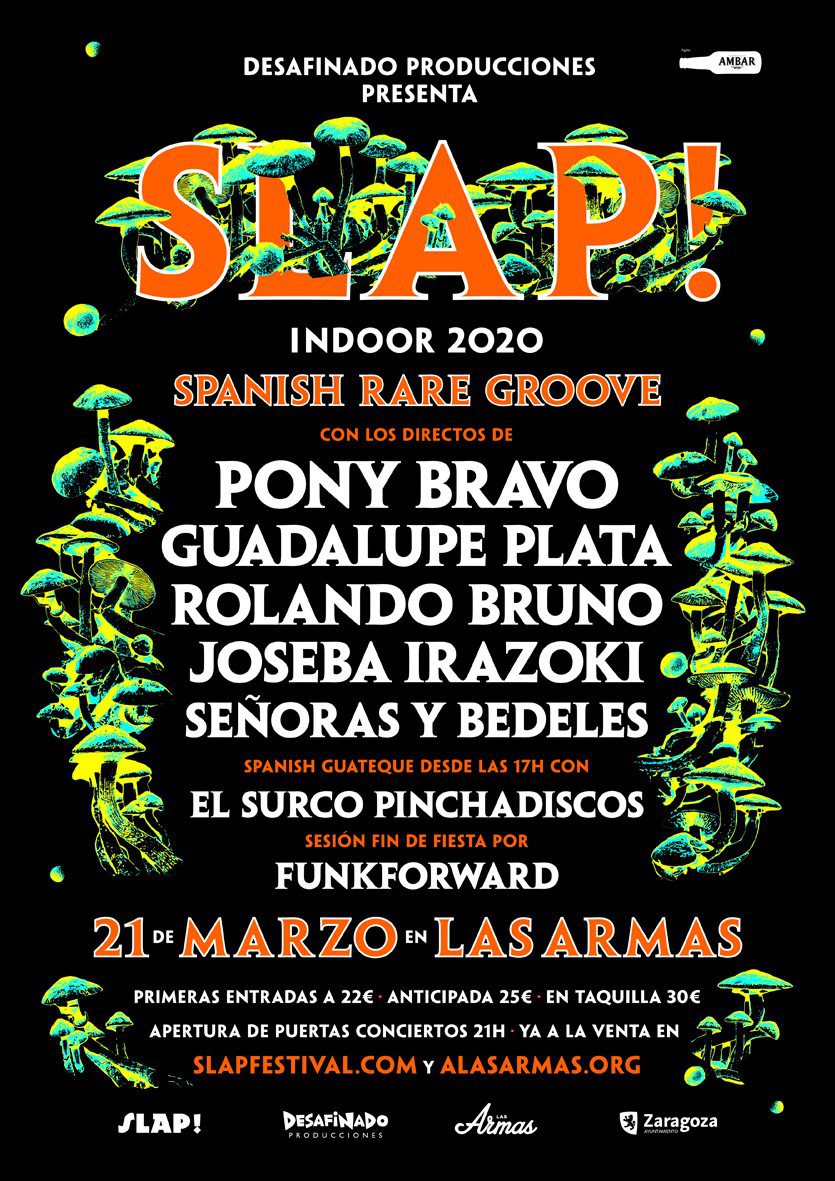 Cartel completo del Slap! Indoor 2020