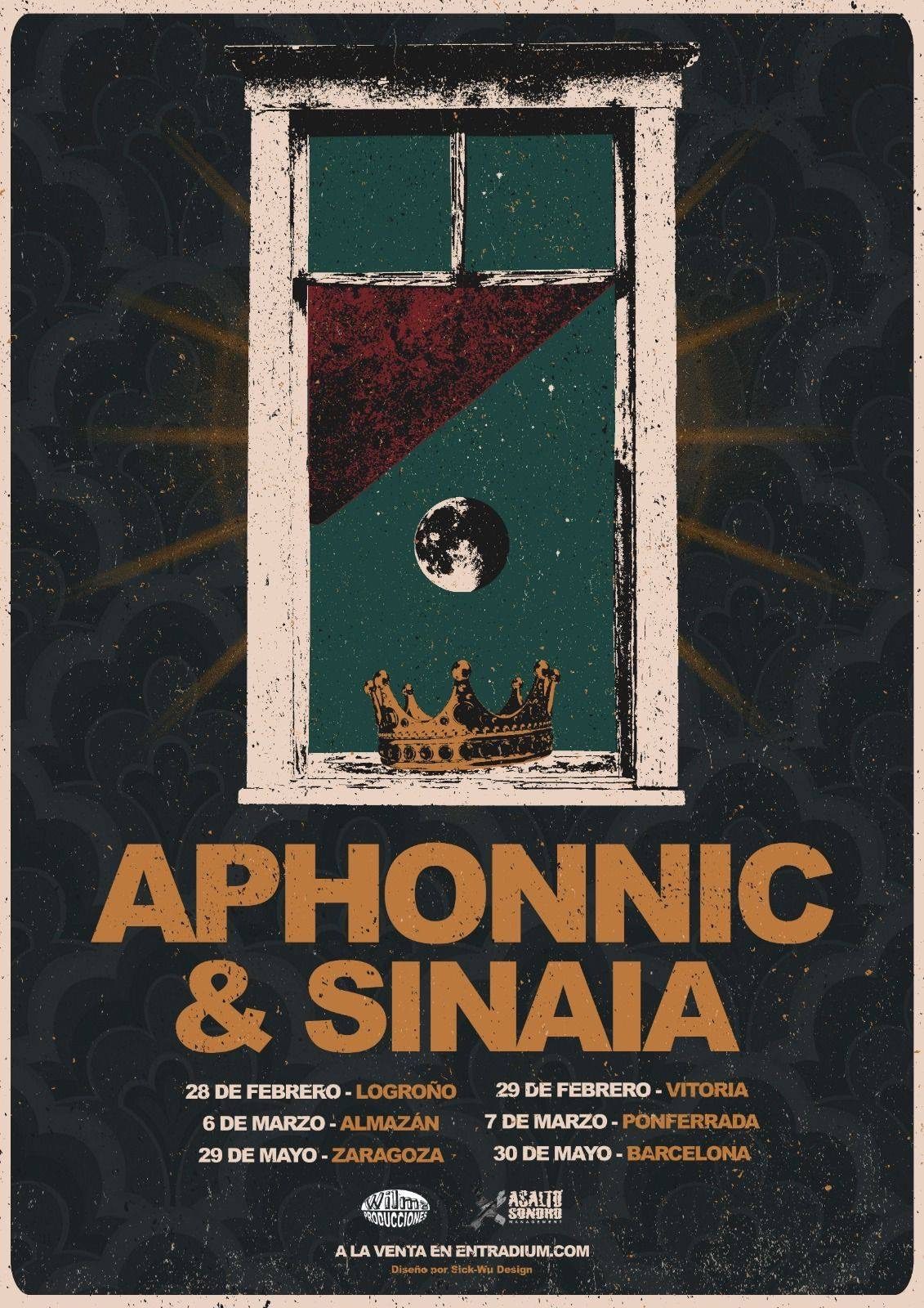 APHONNIC y SINAIA unen fuerzas y harán varias fechas de sus giras en conjunto