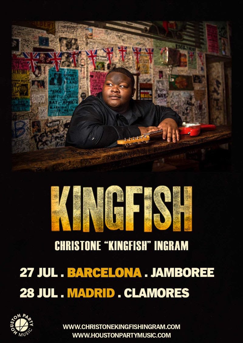 Christone “Kingfish” Ingram, a finales de julio en Barcelona y Madrid