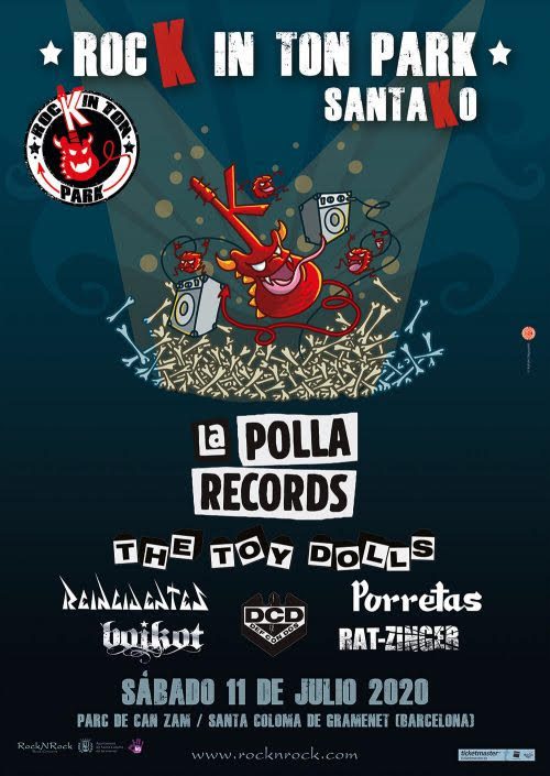 LA POLLA RECORDS actuará en Barcelona dentro del festival ROCK IN TON PARK SANTAKO