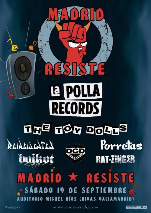 THE TOY DOLLS SE UNE A MADRID RESISTE