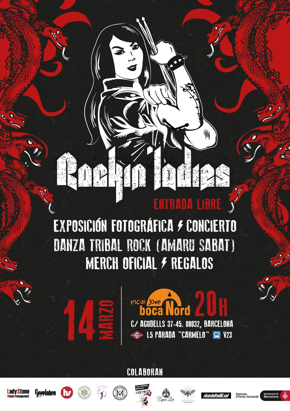 Presentación del PROYECTO ROCKIN LADIES en Barcelona